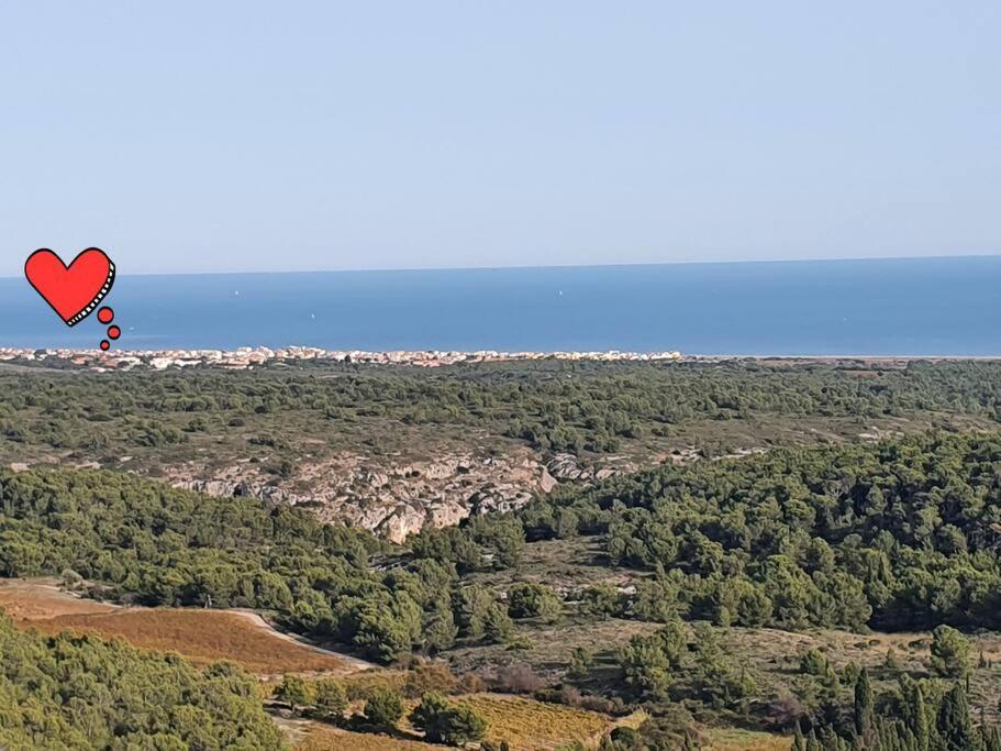 T2 Cosy A La Plage, Terrasse Vue Sur Mer Et Parking Privatif ناربون المظهر الخارجي الصورة
